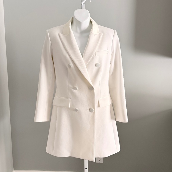 VERONICA BEARD Beautiful Slimming Long Jacket Mini Dress Sz 6 NEW $898!! - Picture 6 of 9